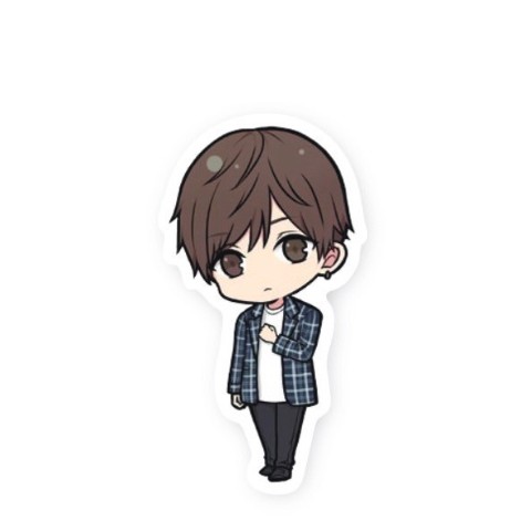 【花札ブラザーズ】ダイカットステッカー/しょう