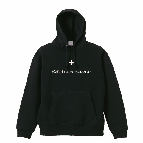 【黒川クロム】パーカー BK M