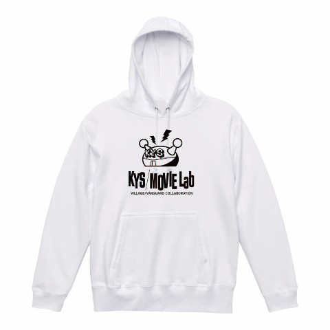 【KYS動画研究所】ロゴパーカー WH XL