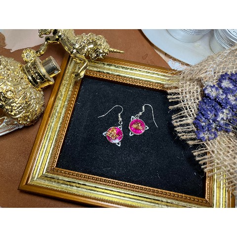 【Ache3.9】悋気ピアス　ワイン