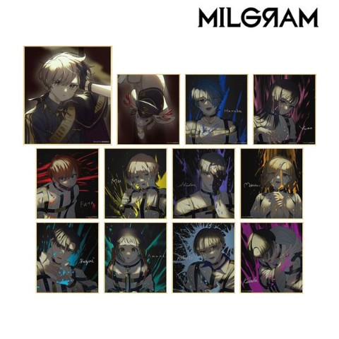 【MILGRAM】描き下ろしイラスト 2nd Anniversary ver. トレーディングミニ色紙(単位/単品)