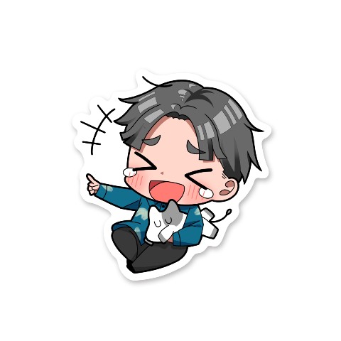 【てきと】 ステッカー1《爆笑》