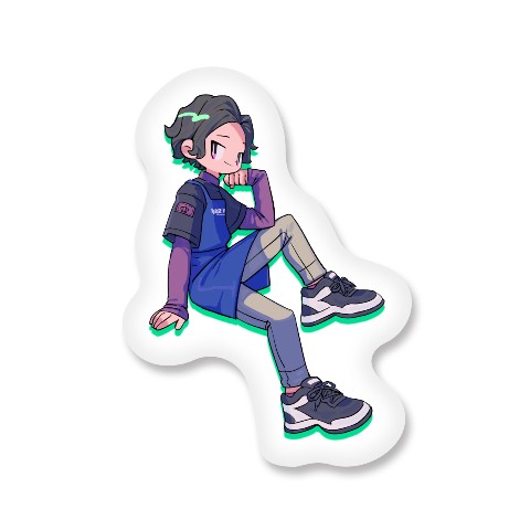 【学芸大青春】ダイカットクッション　仲川蓮