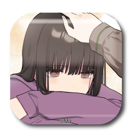 【きたない君がいちばんかわいい】スクエアバッジ　愛吏（A）