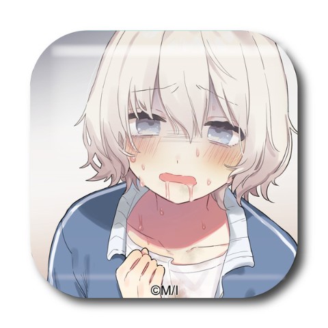 【きたない君がいちばんかわいい】スクエアバッジ　ひなこ（A）