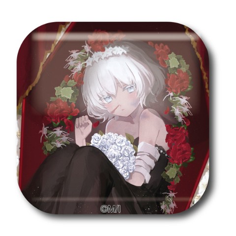 【きたない君がいちばんかわいい】スクエアバッジ　ひなこ（B）