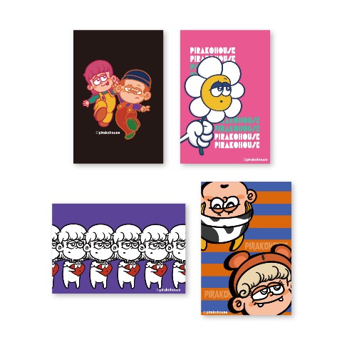 Pirako】ポストカードセット～Pirako Postcard set / vvstore