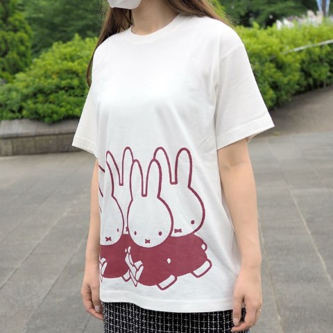 ミッフィー】オーガニックTシャツ みんな ナチュラル（Mサイズ） / vvstore