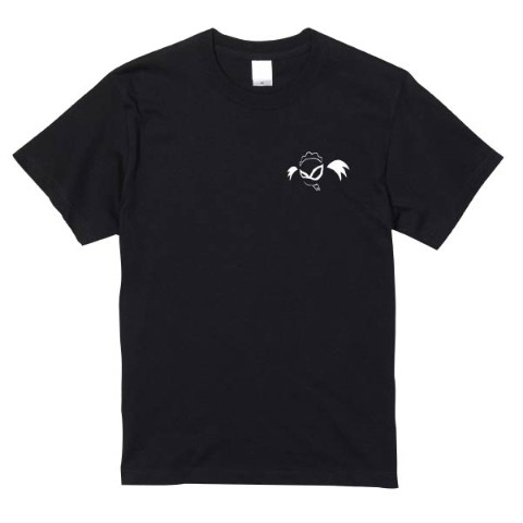 【はやもこ】Tシャツ　ワンポイント黒　Lサイズ