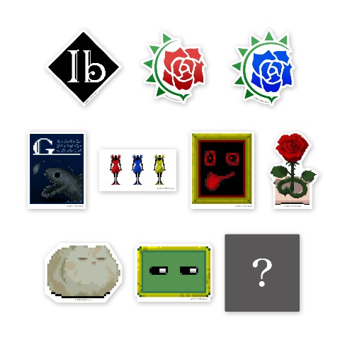 【Ib】トレイディングステッカー≪単品≫ (全10種ランダム)