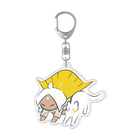 【Sky×ふじひと】アクリルキーホルダー　まねっこ