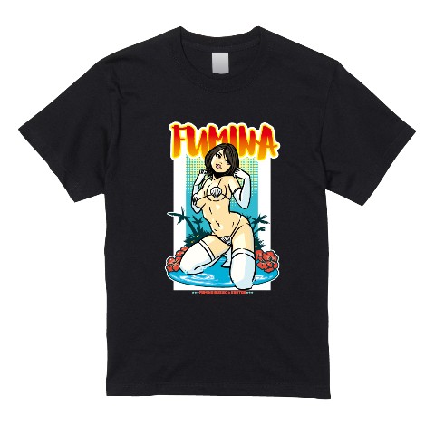 【鈴木ふみ奈】Tシャツ　ブラック　L