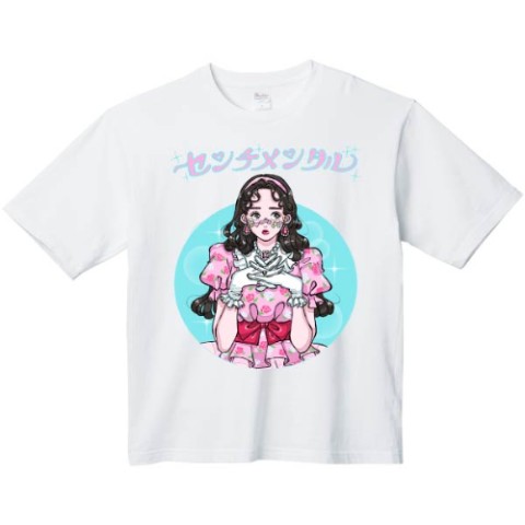 【マツヤマイカ】ビッグシルエットT　センチメンタルガール　M