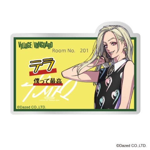 【カリスマ】POP風アクリルネームバッジ　テラ