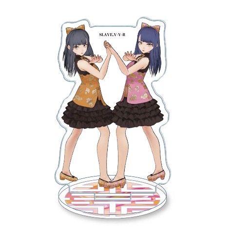 【SLAVE.V-V-R】キャラスタンド　烏龍姉妹　手合わせ