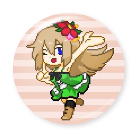 【しぇいど】缶バッジ 左向き