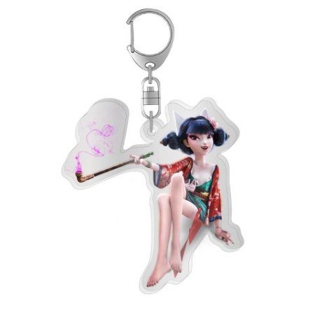 【白蛇：縁起】アクリルキーホルダー 宝青坊の主