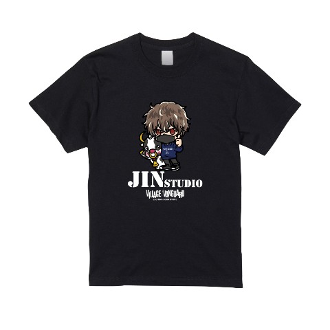 【JINstudio】Tシャツ BK（XLサイズ）