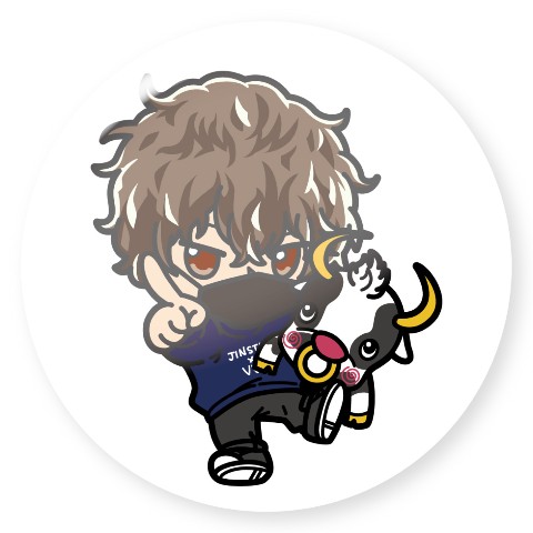 【JINstudio】ラウンドバッチ いえぃ