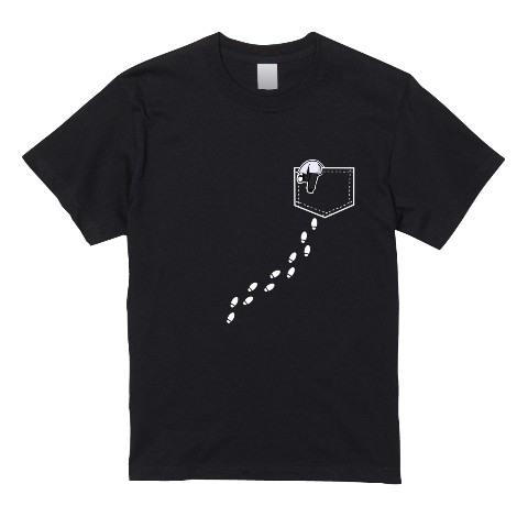 【犯罪学教室のかなえ先生】Tシャツ BK かなえ先生 (Ｍサイズ)