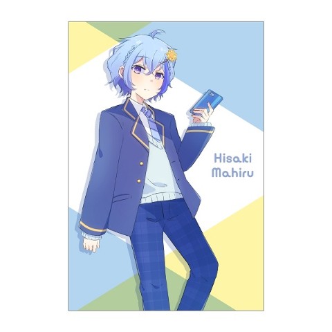 【陽咲まひる】ポストカード 等身スマホ