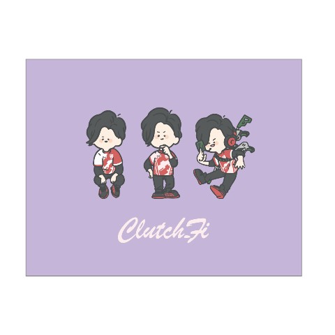 【Clutch_Fi】ステッカー スクエア