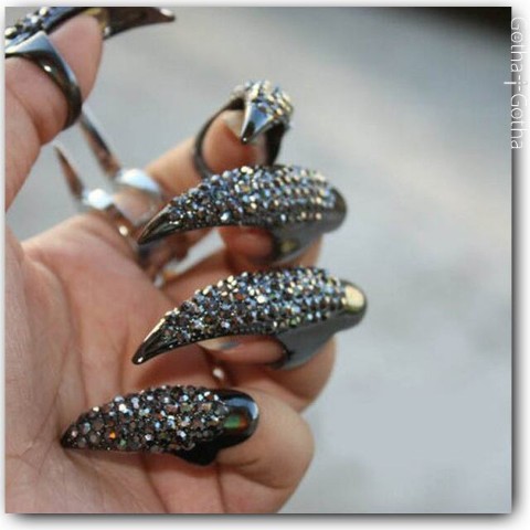 【Gotha×Gotha】ストーンネイルリング(中指)