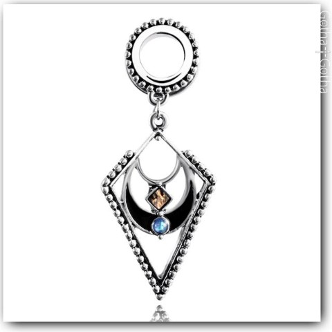 【Gotha×Gotha】ホールピアスMOON(12mm)(片耳用)