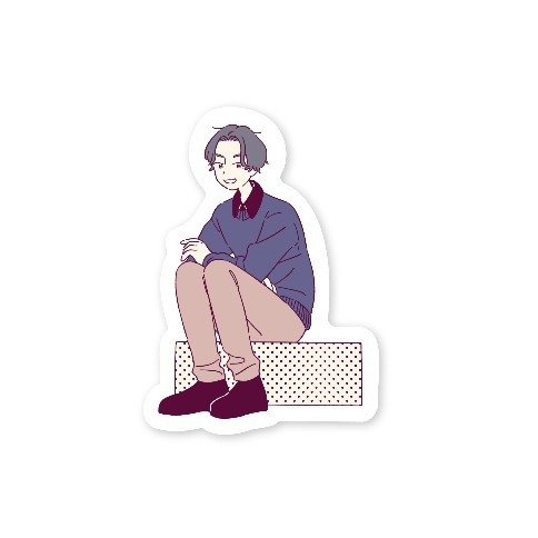 【YOKARO-MON】ステッカー Masaru