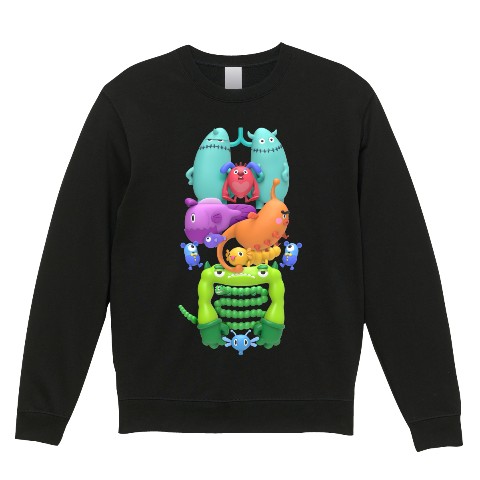 【しらたき】スウェット ブラック（XLサイズ）