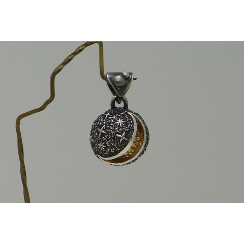 【smile_mammy】 crescent moon smile_P1(ペンダントトップ)