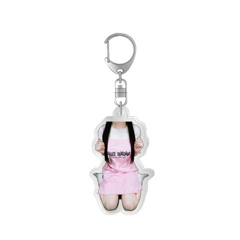 【網野ぴこん】アクリルキーホルダー お座り