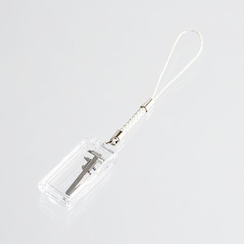 動く！ミニチュア工具ストラップ　ノギス