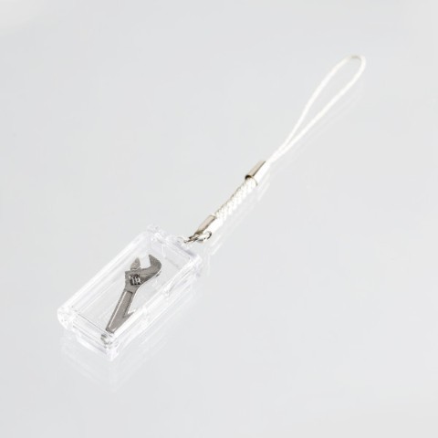 動く！ミニチュア工具ストラップ　モンキーレンチ