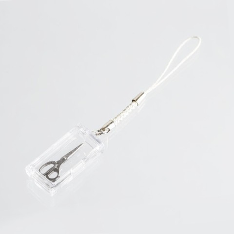 動く！ミニチュア工具ストラップ　ハサミ