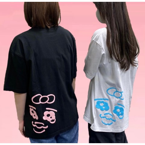 おぱんちゅうさぎ】BIGTシャツ アップ ブラック フリーサイズ / vvstore