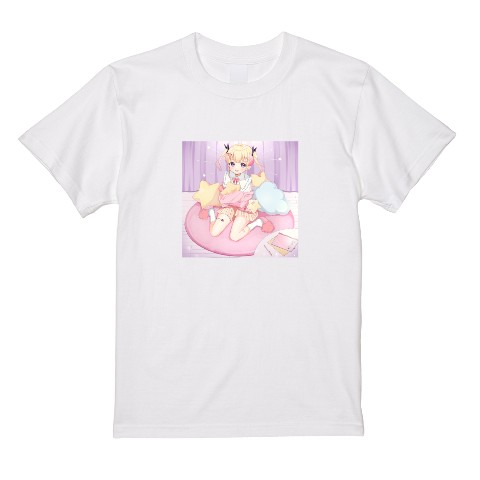 【夢星もか】Tシャツ WH（Lサイズ）
