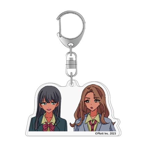 私立パラの丸高校】アクリルキーホルダー 日常会話 / vvstore