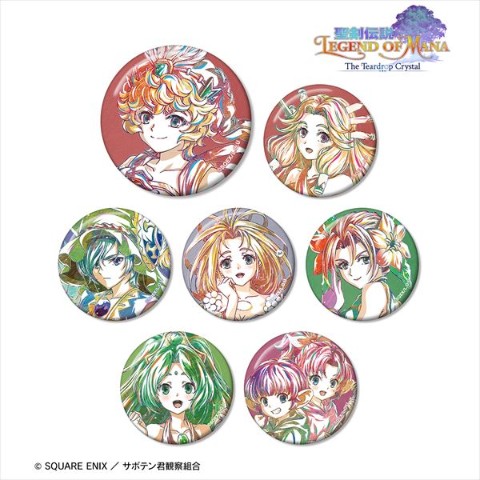 【TVアニメ「聖剣伝説 Legend of Mana -The Teardrop Crystal-」】トレーディング Ani-Art 缶バッジ(単位/BOX)(7個入)