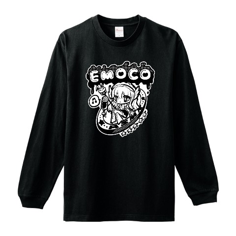 【えもこちゃんねる】ロンT BK（XLサイズ）