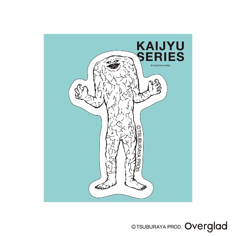 【KAIJYUシリーズ】ダイカットステッカー（ジャミラ）