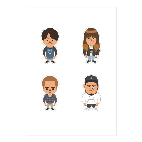 【僕らの別荘】ステッカーシート