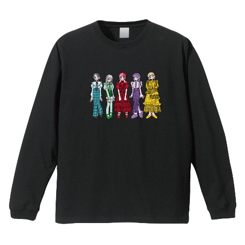 【おでんガールズ】ロンT　BK（Lサイズ）