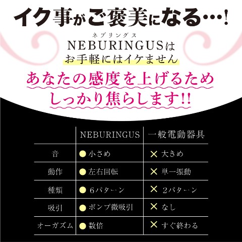 ヤバ回転ローター】NEBURINGUS-ネブリングス-(PINK) / vvstore