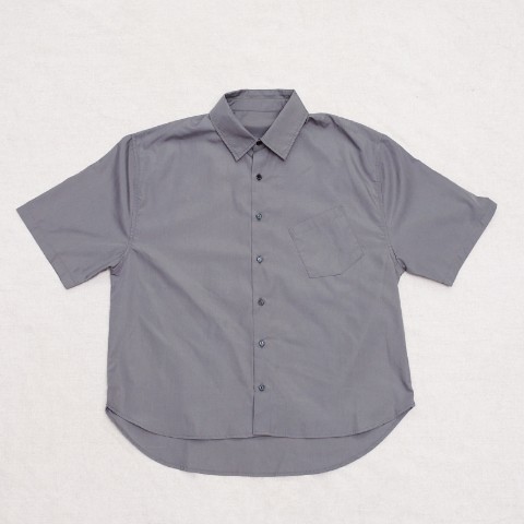 【yipyip・yipsleep revival】カラーシャツ (チャコール)