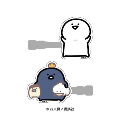 【お文具といっしょ】アクリルヘアクリップ