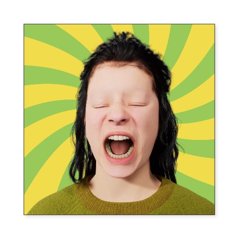 【五分目悟】マグネット 迷惑おばさん