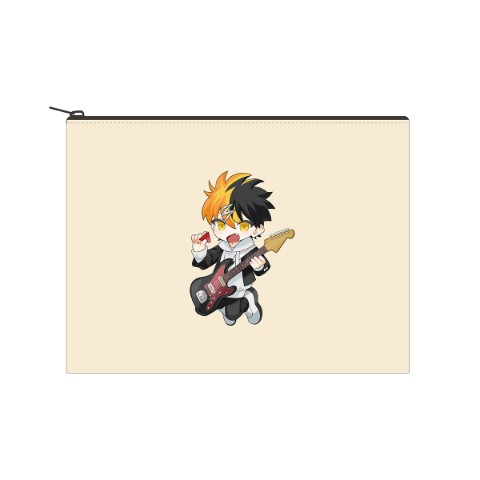 【レシオP】キャンバスフラットポーチ マイトくん