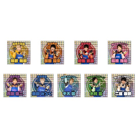 【特撮Boyz】キラキラシール≪単品≫（全9種ランダム）