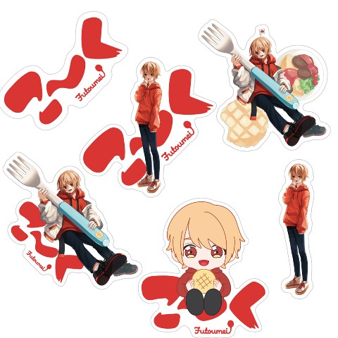 【こーく】トレーディングステッカー≪単品≫（全6種ランダム）